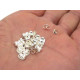 6 mm Large Butterfly Earring Backs - 1 mm (18 GA) hole - Silver Plated (20 Pc. - 10 Pairs) 6 mm Large Butterfly Earring Backs - 1 mm (18 GA) hole - Silver Plated (20 Pc. - 10 Pairs)