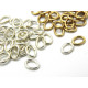 6 mm x 4.5 mm (20 GA) High Quality - Oval Silver Plated or Gold Plated Jump Rings (100 Pc.) 6 mm x 4.5 mm (20 GA) High Quality - Oval Silver Plated or Gold Plated Jump Rings (100 Pc.)