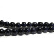 6 mm Round Polished Blue Goldstone Gemstone Beads