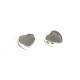 Sterlingsilber Herz Perlen 5mm - seitliche Bohrung - 2, 5 oder 25 Stk.