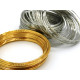 0.8 mm x 6 cm Silver/Gold Steel Bracelet Memory Wire 0.8 mm x 6 cm Silver/Gold Steel Bracelet Memory Wire