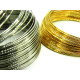 0.8 mm x 6 cm Silver/Gold Steel Bracelet Memory Wire 0.8 mm x 6 cm Silver/Gold Steel Bracelet Memory Wire