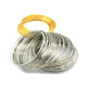 0.8 mm x 6 cm Silver/Gold Steel Bracelet Memory Wire 0.8 mm x 6 cm Silver/Gold Steel Bracelet Memory Wire