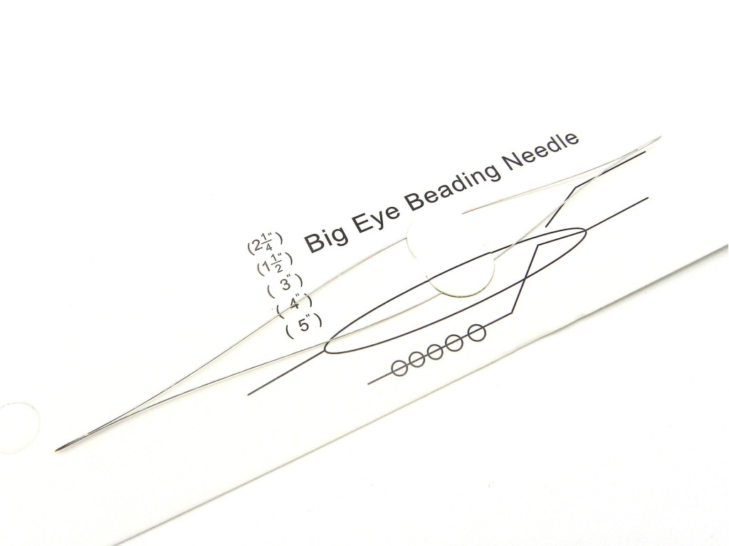 12.5 cm (5 inch) ExtraLong Stainless Steel Big Eye Beading Needle