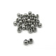8 mm Light Round Stainless Steel Beads with 3mm Hole - Silver Colour 8 mm Light Round Stainless Steel Beads with 3mm Hole - Silver Colour
