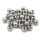 8 mm Light Round Stainless Steel Beads with 3mm Hole - Silver Colour 8 mm Light Round Stainless Steel Beads with 3mm Hole - Silver Colour