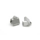6 mm Small Stainless Steel Ribbon Crimp Ends - Crimp Terminals (10 or 50 Pc.)
