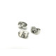 5 mm Medium Butterfly Earring Backs, Surgical Stainless Steel 201 Scroll backs - Silver color (20 Pc.) 5 mm Medium Butterfly Earring Backs, Surgical Stainless Steel 201 Scroll backs - Silver color (20 Pc.)