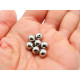 8 mm Medium Solid Round Stainless Steel Beads - Silver - 10 pc. 8 mm Medium Solid Round Stainless Steel Beads - Silver - 10 pc.
