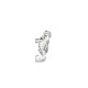 Großer 925 Sterlingsilber Seepferdchen Charm Anhänger 16 mm Großer 925 Sterlingsilber Seepferdchen Charm Anhänger 16 mm